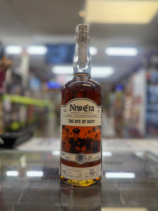 New Era 12 Year Single Barrel Straight Rye Whiskey “The Rye of Duty”