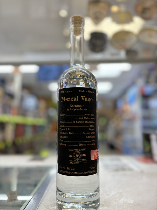 Mezcal Vago Ensamble by Emitido Jarquin 750 ml