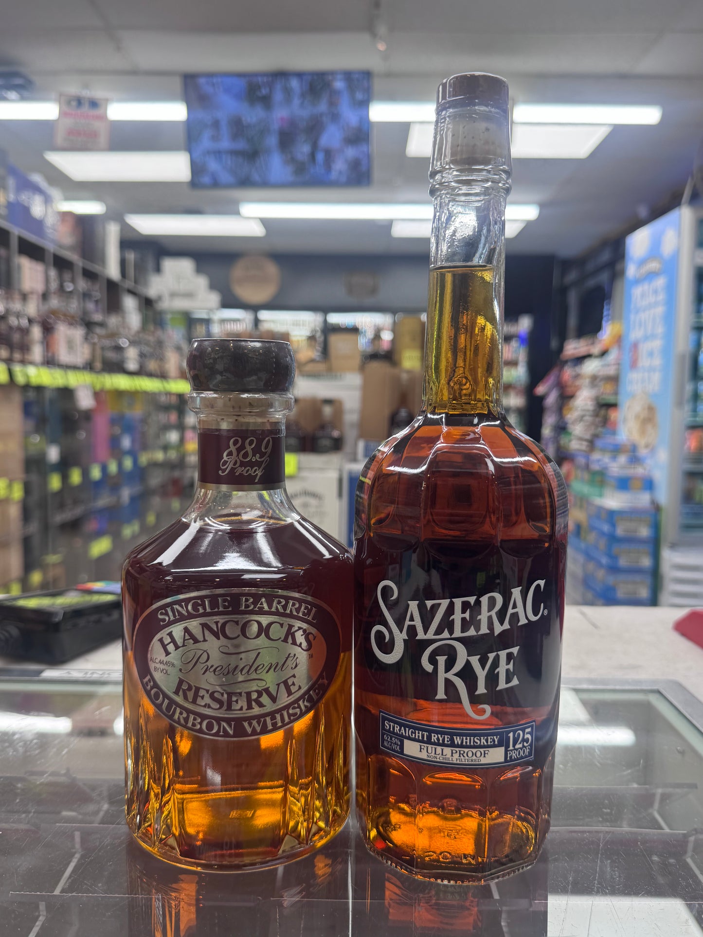 Hancock's Bourbon + Sazerac Rye Full Proof