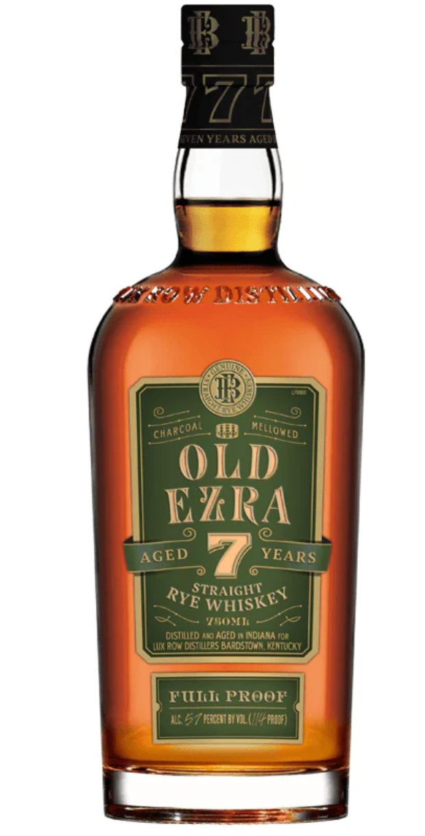 Ezra Brooks Old Ezra 7 Year Old Full Proof Kentucky Straight Rye Whiskey