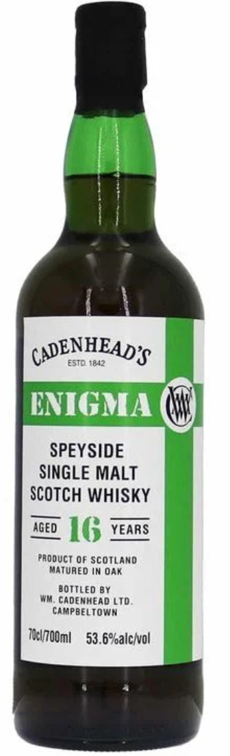 Cadenhead's 'Enigma 2008 16 Year Old Speyside' Single Malt Scotch Whisky