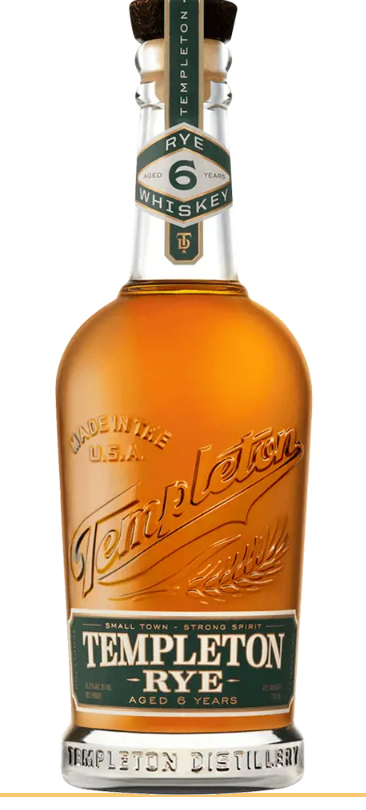 Templeton Rye Whiskey 6 Year