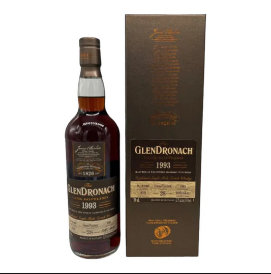1993 GlenDronach 28 Year Old Oloroso Sherry Puncheon Cask Strength Single Malt Scotch Whisky