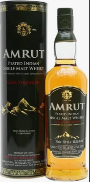 Amrut Peated Indian Single Malt Whiskey