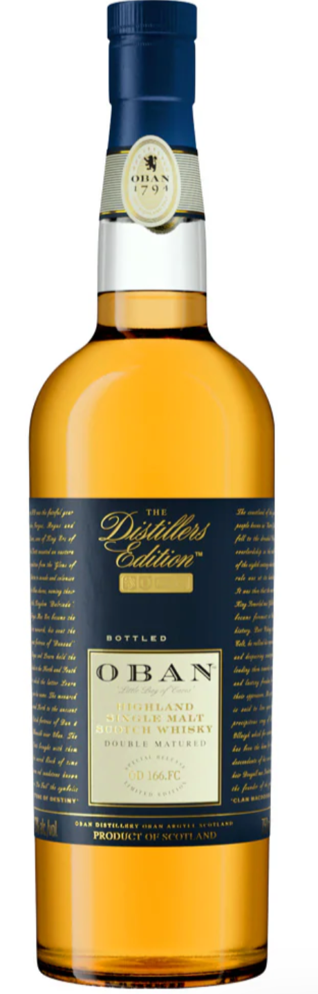 Oban Highland Single Malt Scotch Whiskey