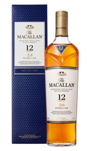 The Macallan highland single malt scotch whisky 12 year's old