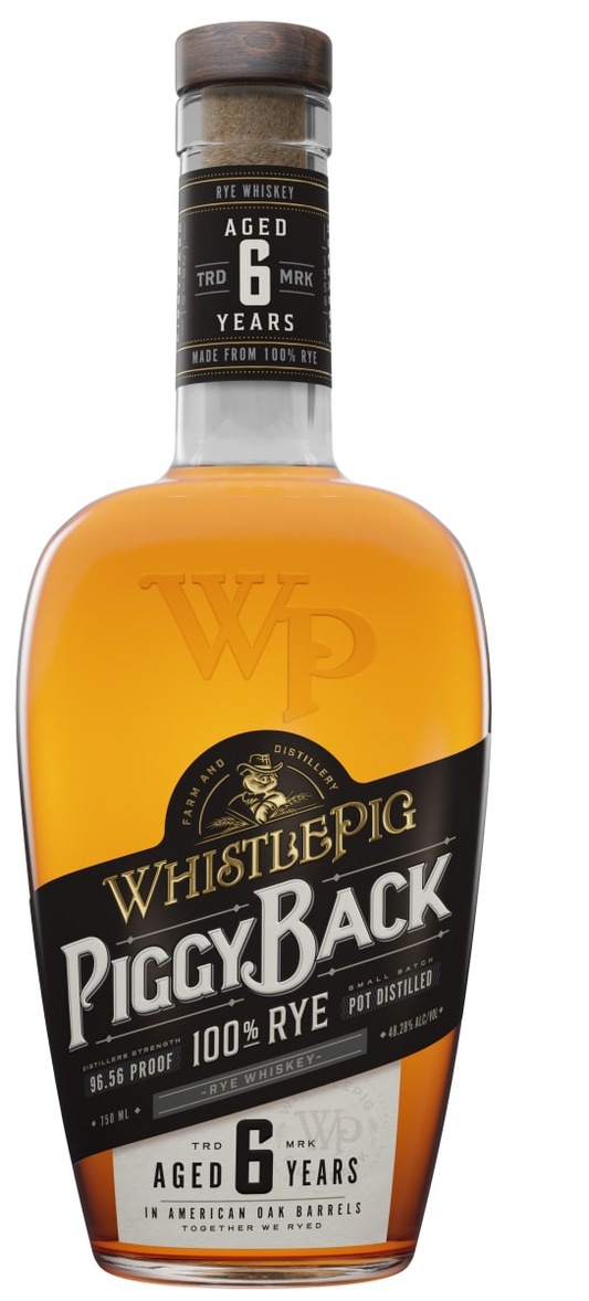 WhistlePig 6 Year PiggyBack Rye Whiskey