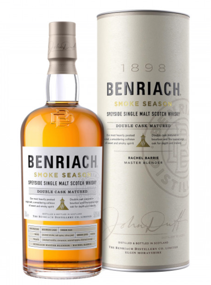 1898 Benriach Smoke Season Speyside single malt scotch whiskey Double cask matured