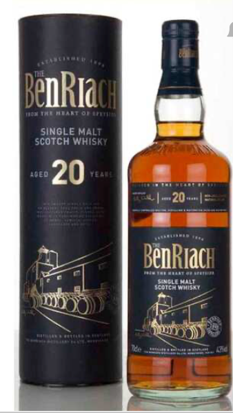 The BenRiach Single Malt Scotch Whisky Aged 20 Years