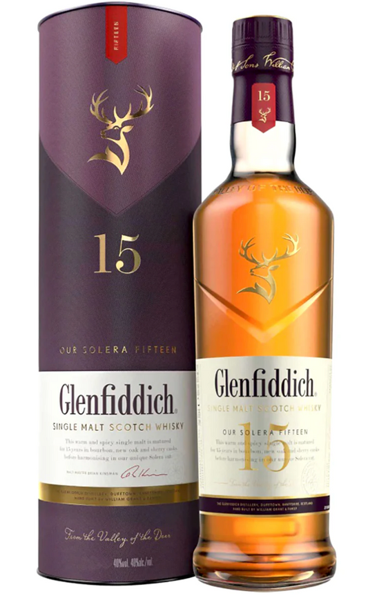 Glenfiddich 15 Year Old Single Malt Whiskey