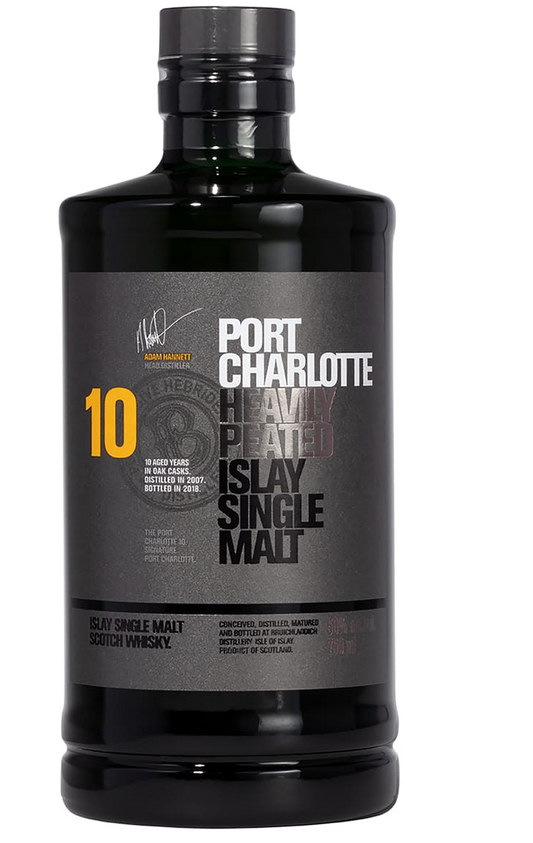 Bruichladdich 10 Year Port Charlotte Single Malt Scotch Whisky