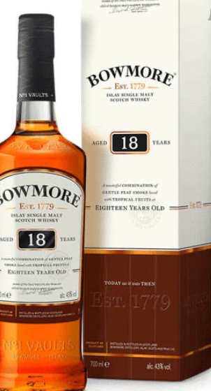 Bowmore Aged 18 years