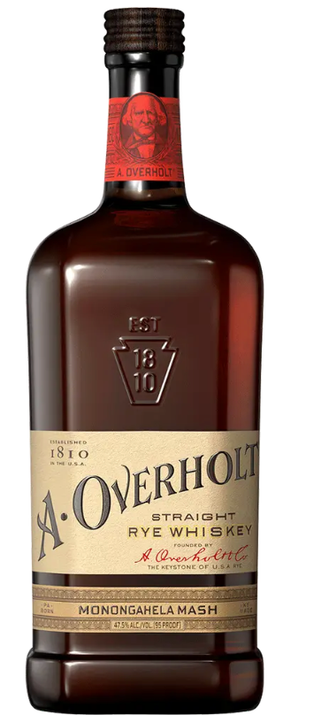 A- Overholt Straight Rye Whiskey