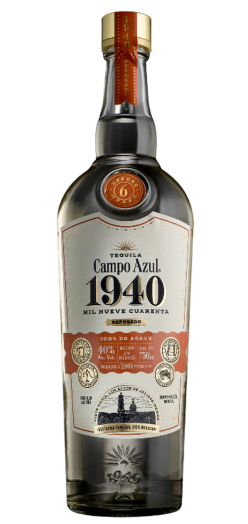 1940 Tequila Campo Azul Reposado 750 ml