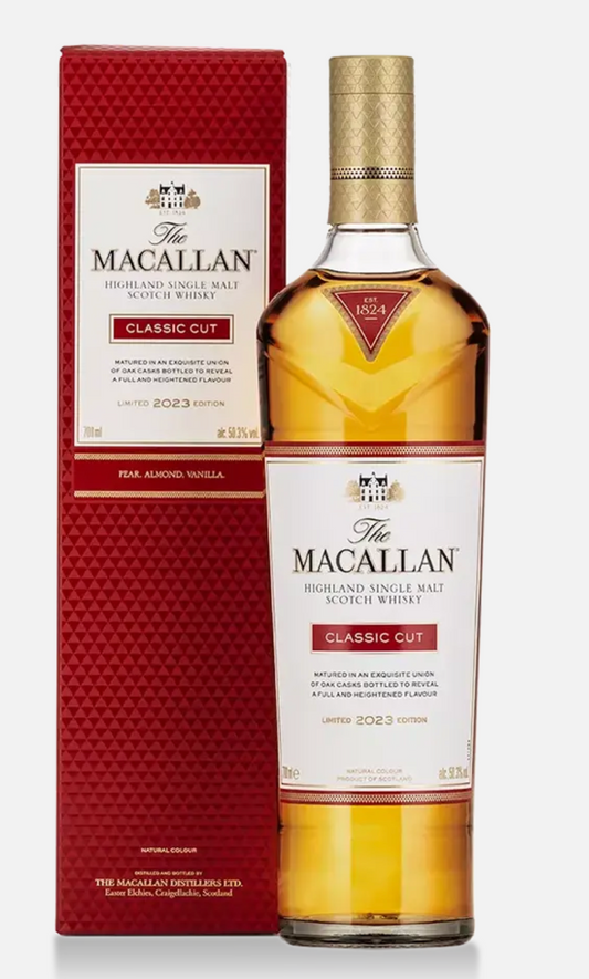 The Macallan High land Single Malt Scotch Whiskey Classic cut 2023