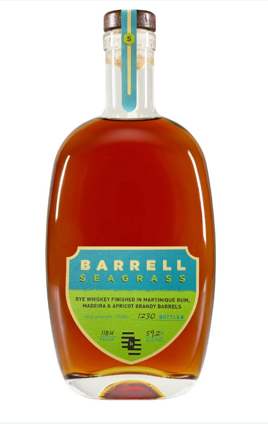 Barrell Seagrass Rye Whiskey finished in Martinique Rum, Madeira & Apricot Brandy Barrels