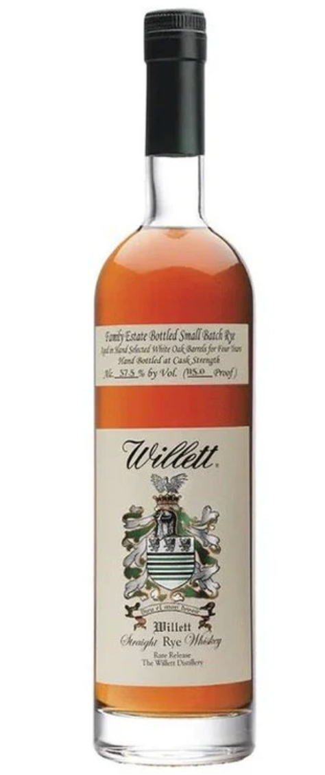 Willett Straight Rye Whiskey 750 ml