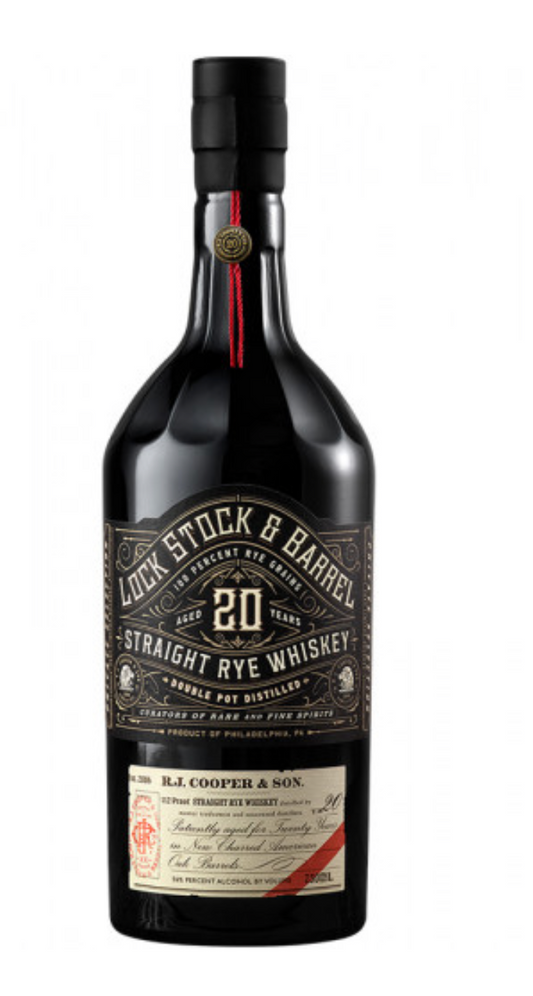 Lock Stock & Barrel Aged 20 Years Straight Rye Whiskey
