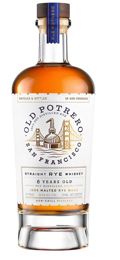 Old Potrero 6Yr Rye Whiskey 700ml bottle