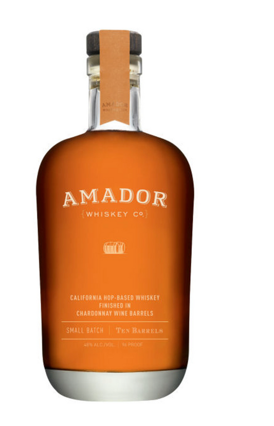 Amador Ten Barrels California Hop-Based Whiskey 750ml