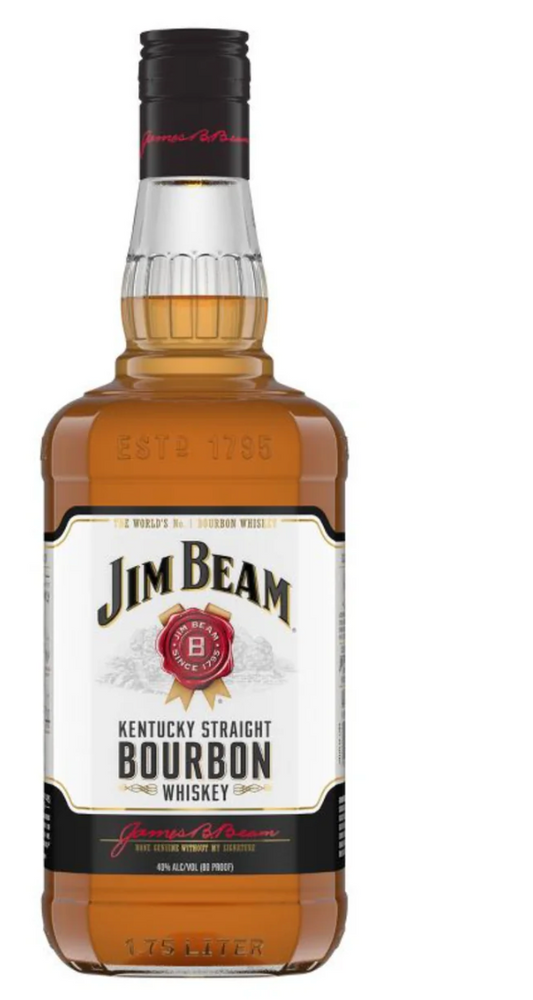 Jim Beam Kentucky Straight Bourbon Whiskey 1.75L