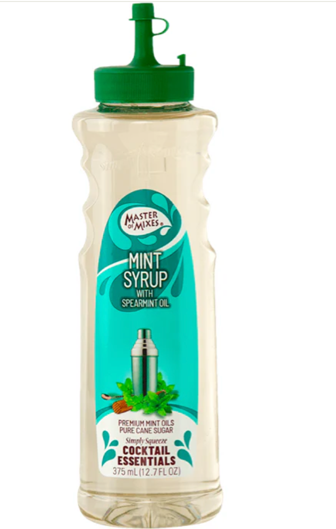 Master of Mixes Mint Simple Syrup with Spearmint oil 375 ml