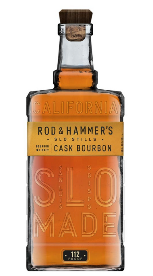 Rod & Hammer SLO Stills Cask Strength Straight Bourbon Whiskey 750mL