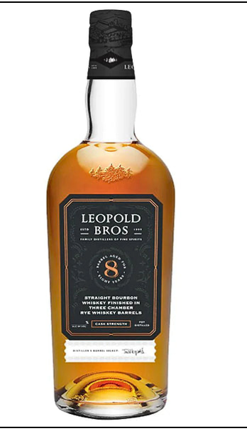 Leopold Bros Bourbon Whiskey Three Chamber Rye Barrel Finish 750mL