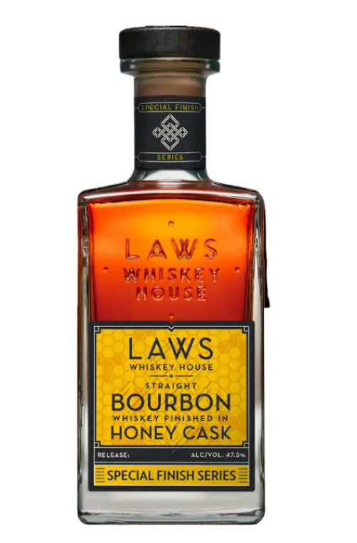 Laws Whiskey House Honey Cask Bourbon Whiskey 750mL