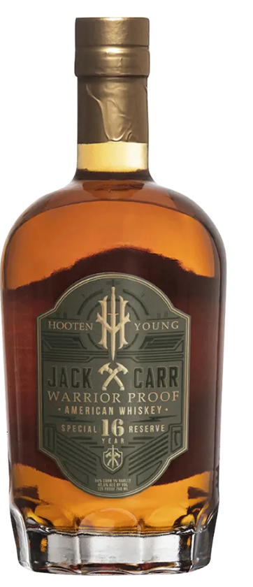 Hooten Young Jack Carr Warrior Proof 16 Year Bourbon Whiskey 750mL