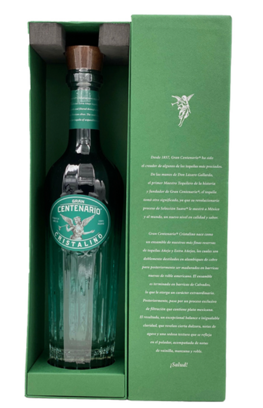 Gran Centenario, Cristalino Tequila Anejo, Mexico, 750mL