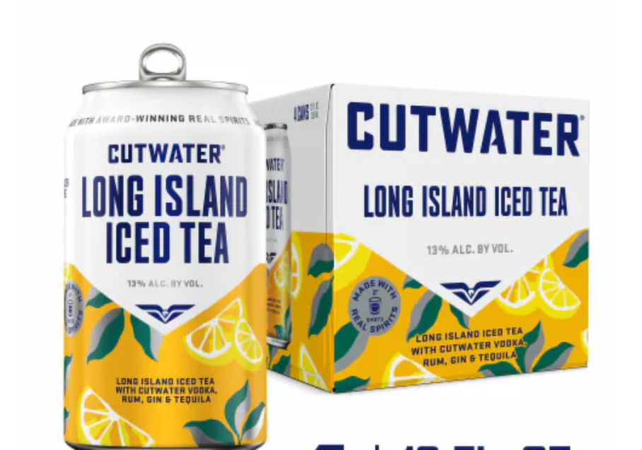 Cut Water Long Island Iced Tea 4 Cans 12 FL OZ 355 ml