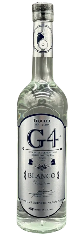 G4 Tequila High Proof Blanco Premium 750ml