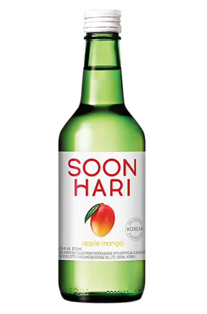 Soonhari Korean Soju Apple Mango - 375 ML