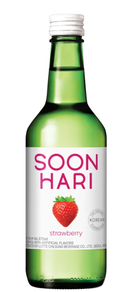 Soon Hari Korean Soju Strawberry 375 ml