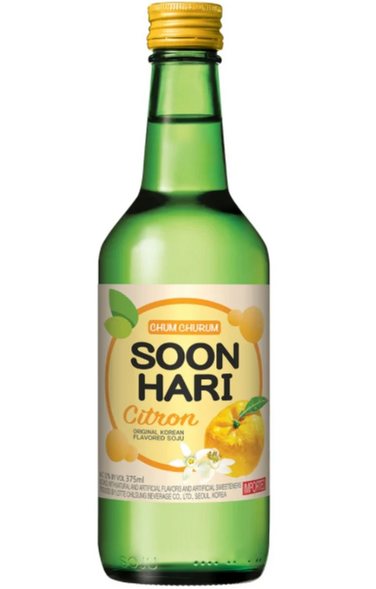 Soon Hari Yuzu Citron Soju 375ml