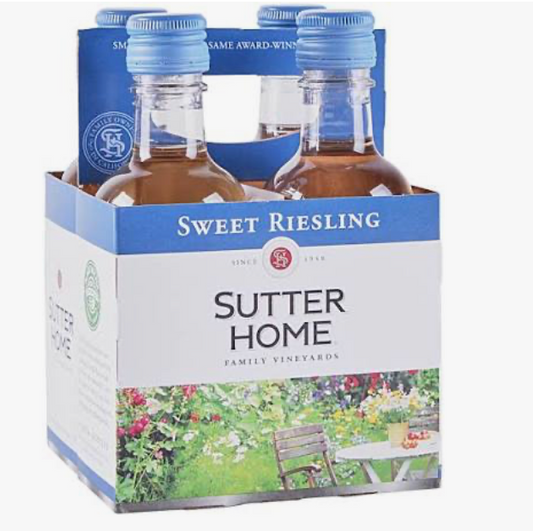 Riesling Sutter Home 4 pack 187 ml