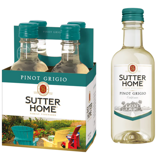 Pinot Grigio Sutter Home 4 pk 187 ml