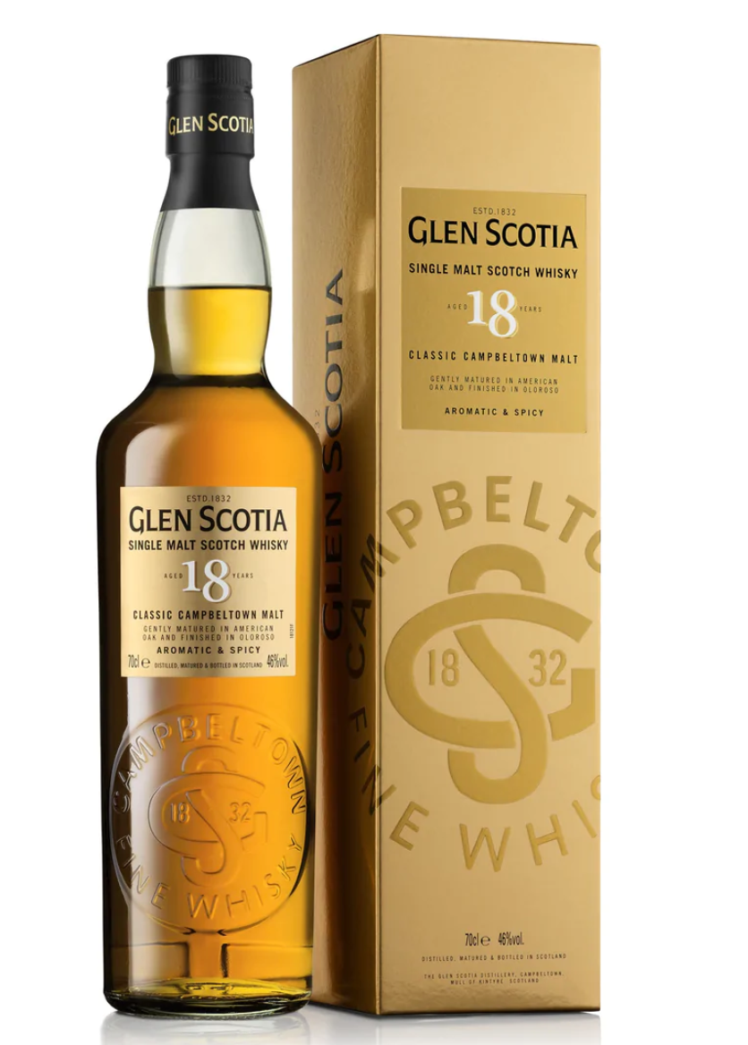 Glen Scotia 18 Year Old Single Malt Scotch Whiskey