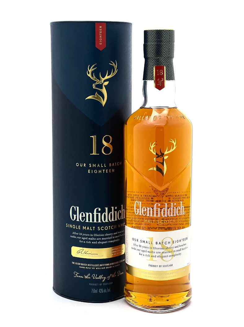 Glenfiddich 18 Year Single Malt Scotch 750mL – Cypress Craft Beer