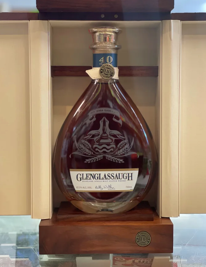 Glenglassaugh 40 Year Highland Single Malt Scotch Whiskey "Billy Walker"