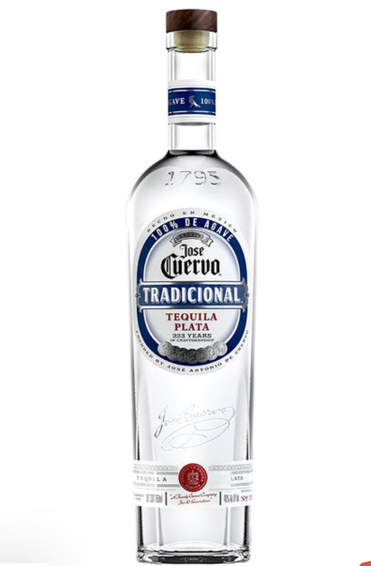 Jose Cuervo Tradicional Tequila Plata 750 ml