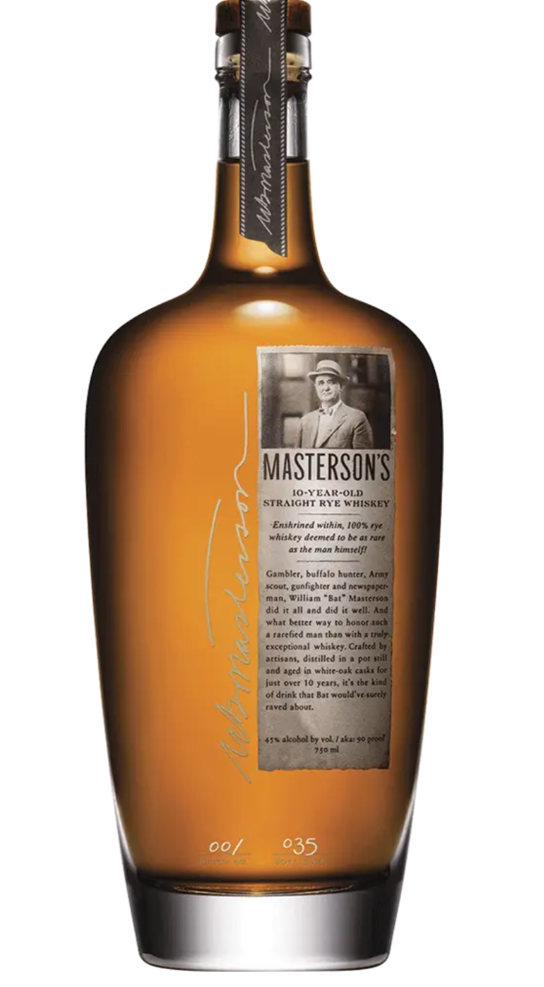 Masterson's 10 Year Straight Rye Whiskey