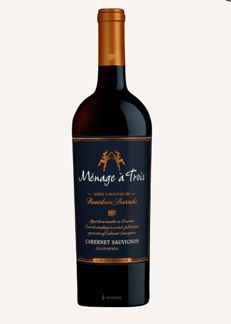 Menage A Trois Bourbon Barrel Aged Cabernet Sauvignon