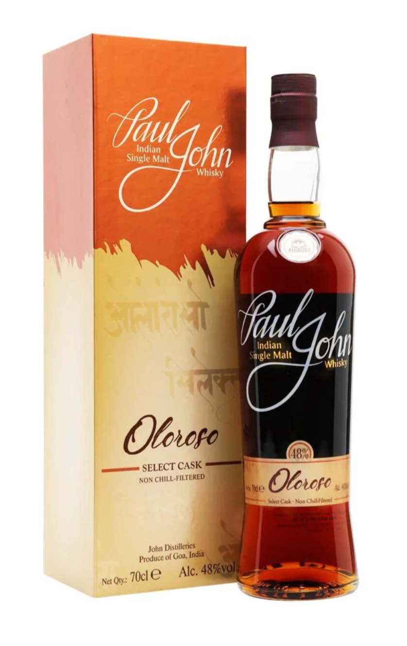 Paul John Indian Single Malt Whisky Oloroso Cask