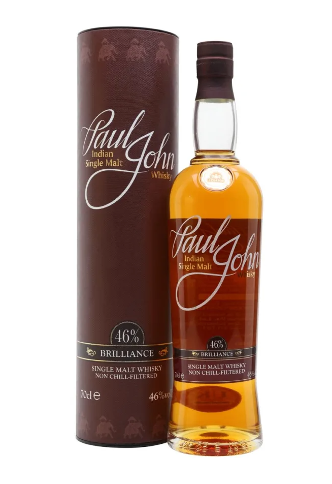 Paul John Indian Single Malt Whisky With A Hint of Peat Non Chill Filtered