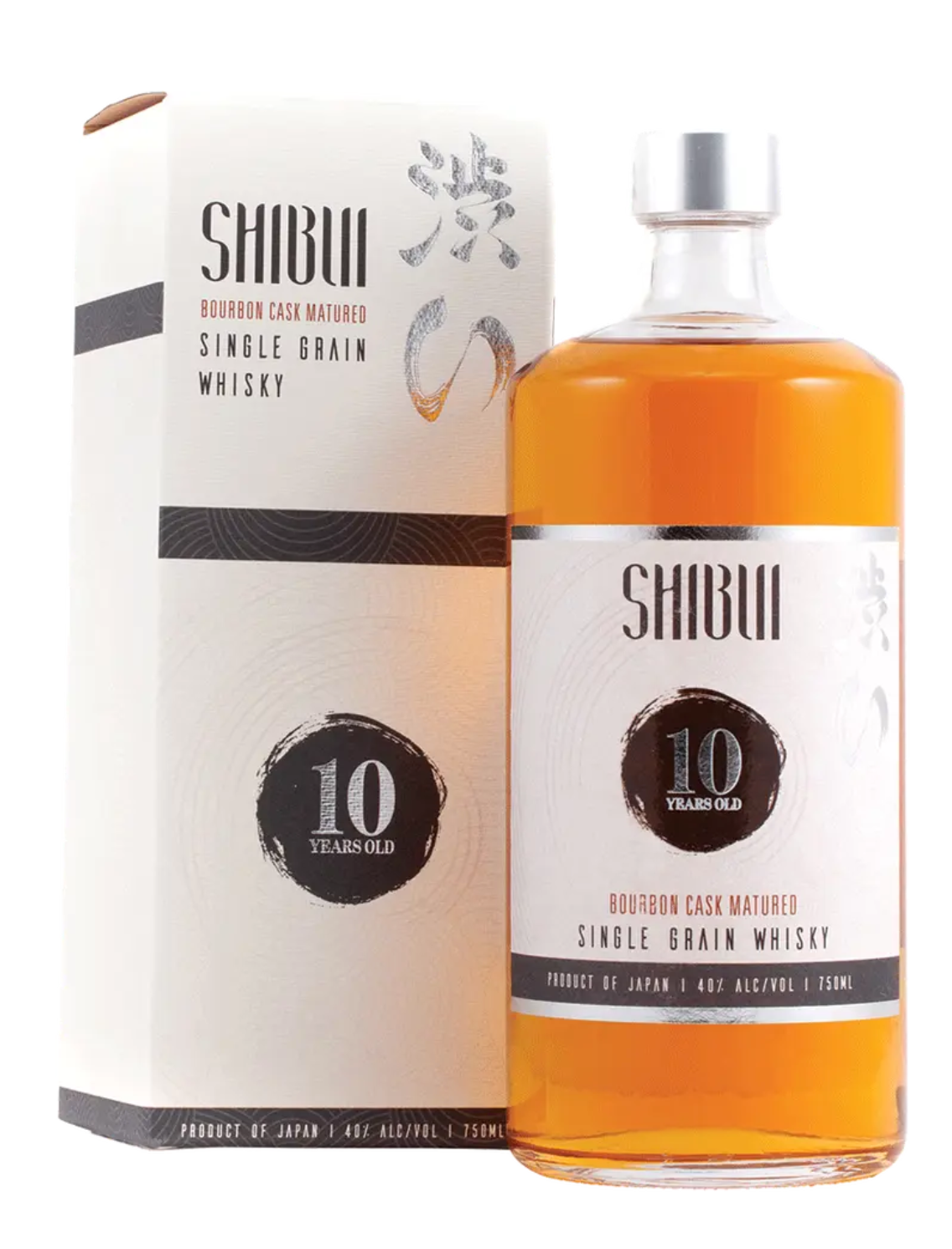 Shibui Single Grain Bourbon Cask 10 Year Old Japanese Whiskey