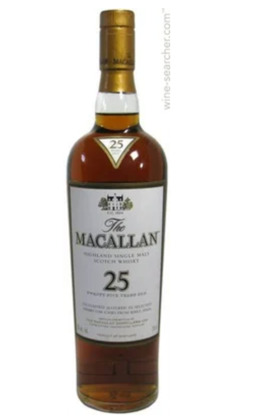 The Macallan Sherry Oak 25 Years Old 750ml Bottle